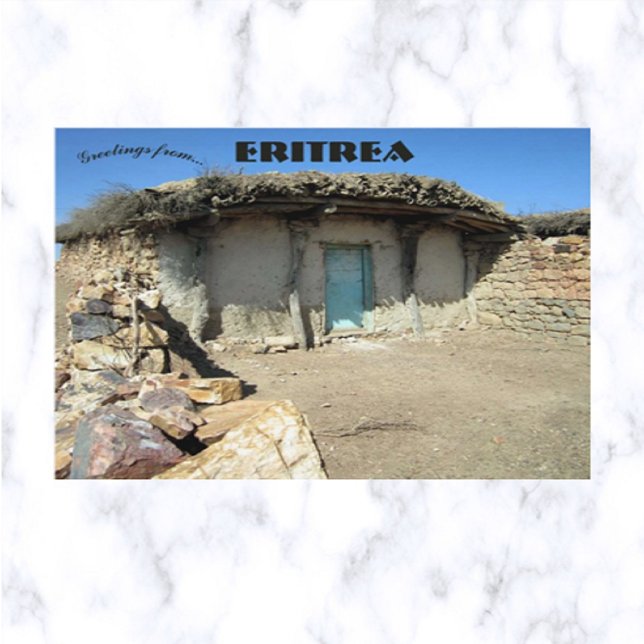 A Traditional Home in Eritrea Postcard (Creator Uploaded)