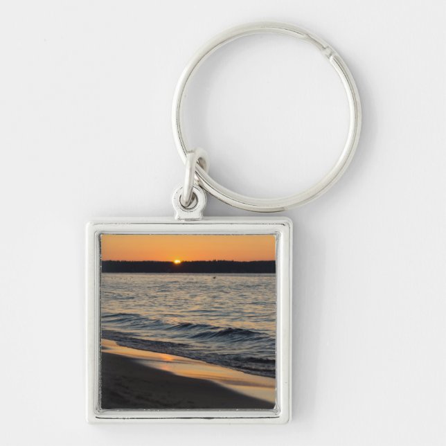 A Traverse Sunset Key Ring (Front)