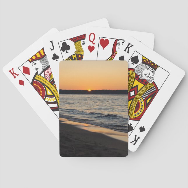 A Traverse Sunset Playing Cards (Back)