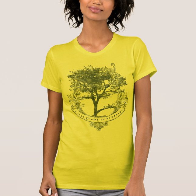 A-Tree-Grows-In-Brooklyn-(Green) T-Shirt (Front)