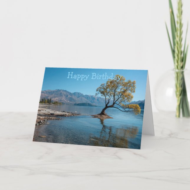 A Tree in a Lake Card (Front)