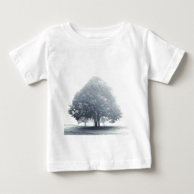 A Tree in Fog Baby T-Shirt (Front)