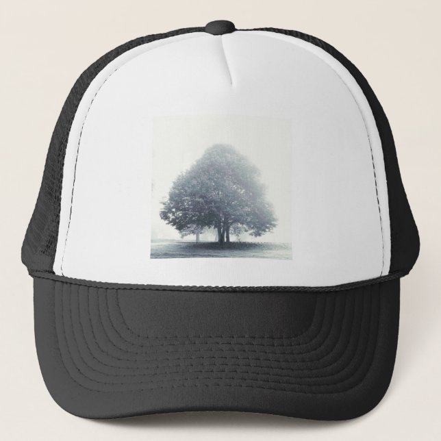 A Tree in Fog Trucker Hat (Front)
