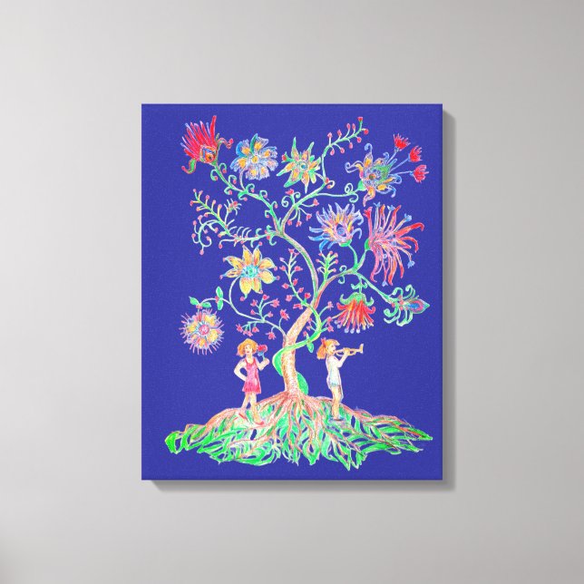 A tree of life canvas print (Front)