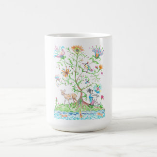 A tree of life coffee mug