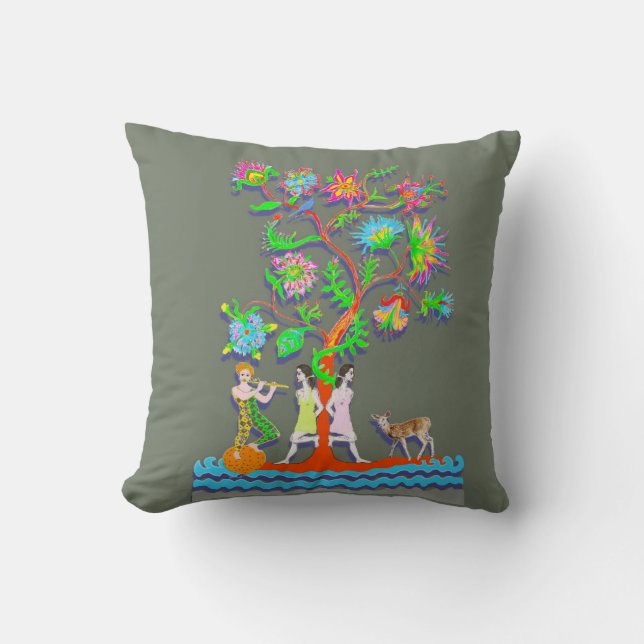 A tree of life cushion (Front)