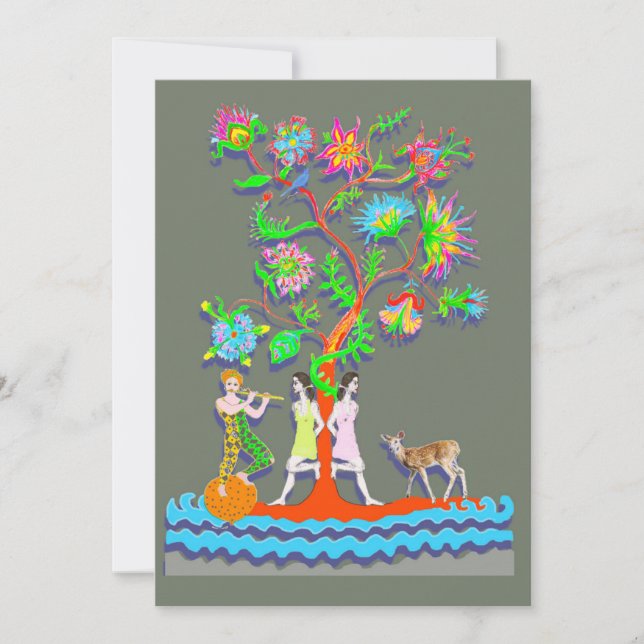 A tree of life invitation (Front)