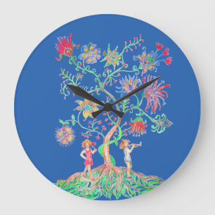 A tree of life large clock