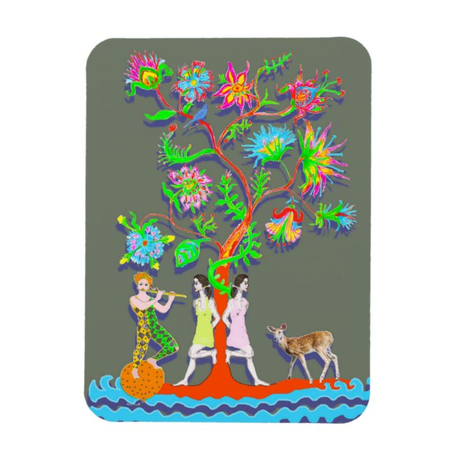 A tree of life magnet (Vertical)