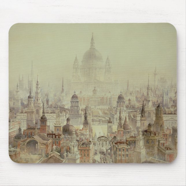 A Tribute to Sir Christopher Wren Mouse Pad (Front)