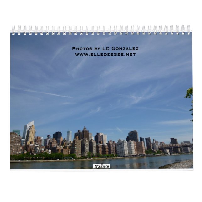 A Trip to New York Calendar (Back)