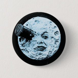 A Trip to the Moon 6 Cm Round Badge