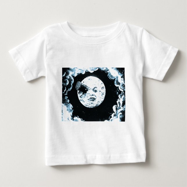 A Trip to the Moon Baby T-Shirt (Front)