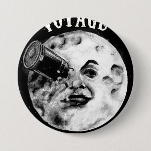 A Trip to the Moon (Le Voyage Dans La Lune) 7.5 Cm Round Badge