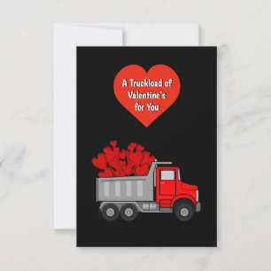 A Truckload Of Valentine's Thank You Card