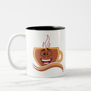 A True Coffeeholic Two-Tone Coffee Mug