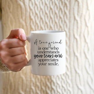 A True Friend, Best Friendversary Coffee Mug