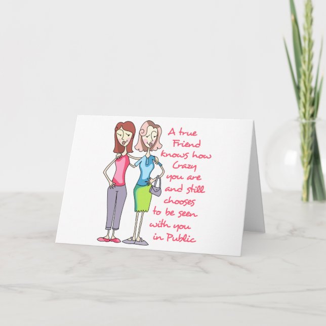 A True Friend Card (Front)