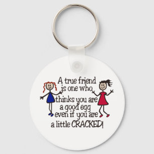 A True Friend Key Ring