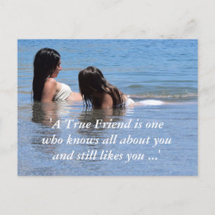 A True Friend Postcard