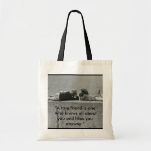 A True Friend Tote Bag