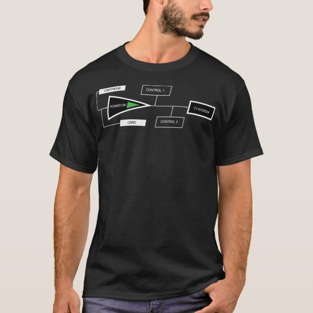 A True Sega Master System Lover T-Shirt (Front)