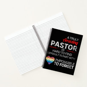 A truly amazing pastor is hard to find  notebook