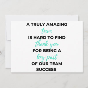 A Truly Amazing Team Is Hard To Find 2 Holiday Card