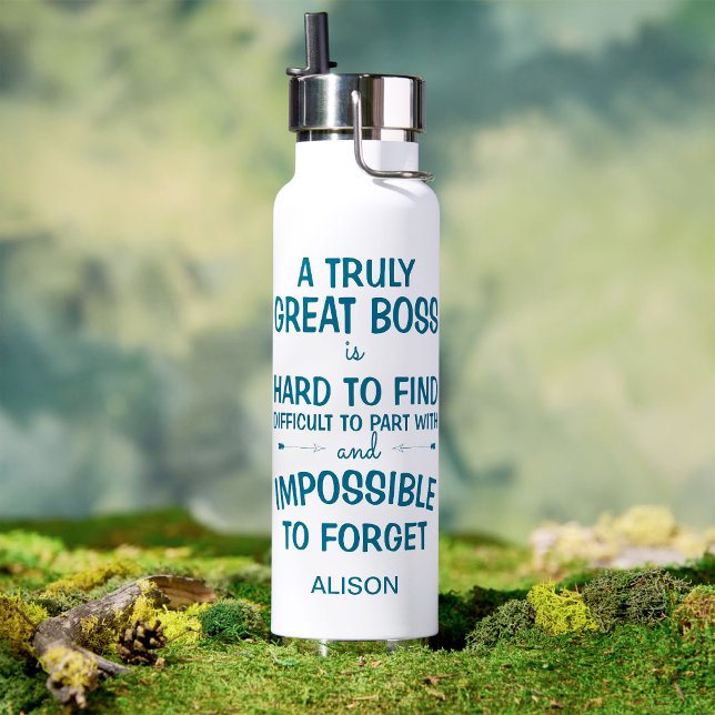 A truly great boss personalized mug water bottle (Creator Uploaded)