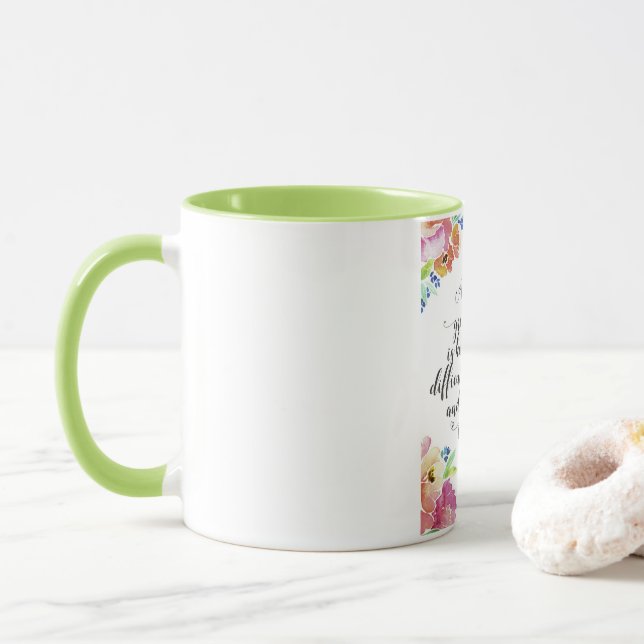 A truly great coach quote Coach thank you gift Mug (With Donut)