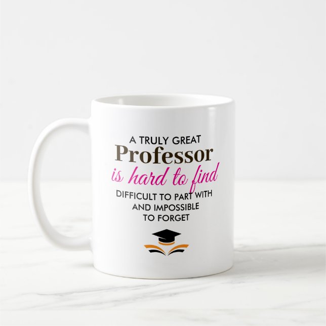 A Truly Great Professor – Personalised Name Coffee Mug (Left)