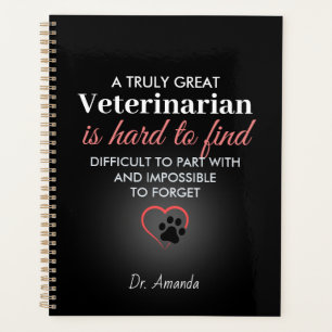 A Truly Great Veterinarian – Personalised Name Planner