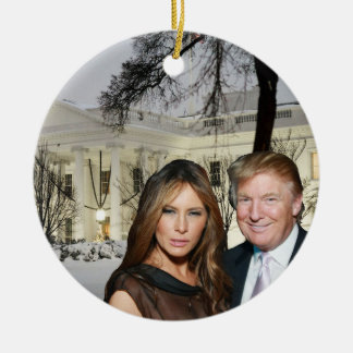 A Trump Christmas: Donald and Melania Ceramic Tree Decoration