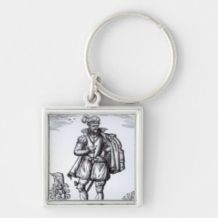 A Tudor Gentleman Key Ring