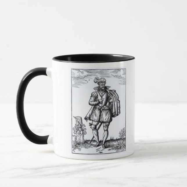 A Tudor Gentleman Mug (Left)
