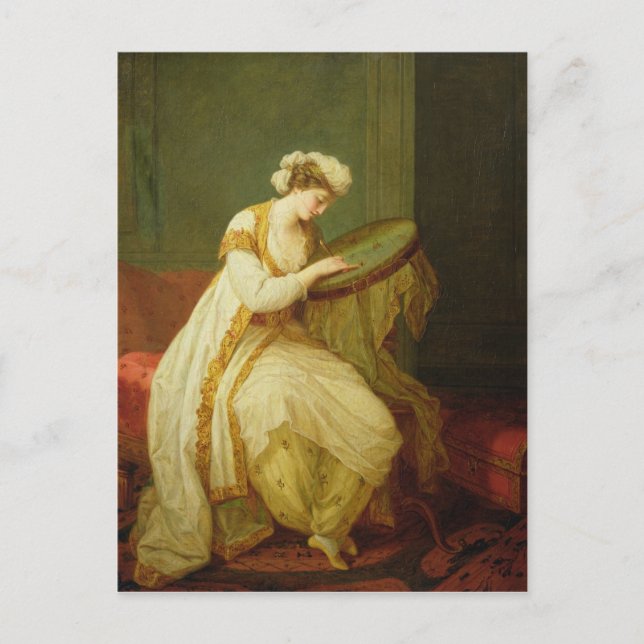 A Turkish Woman, 1773 Postcard (Front)