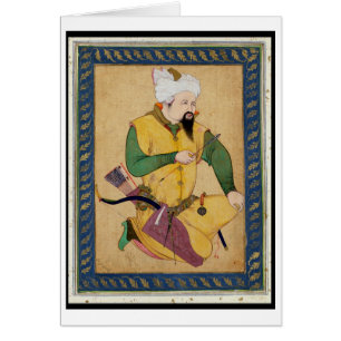 A Turkoman or Mongol Chief holding an Arrow, from
