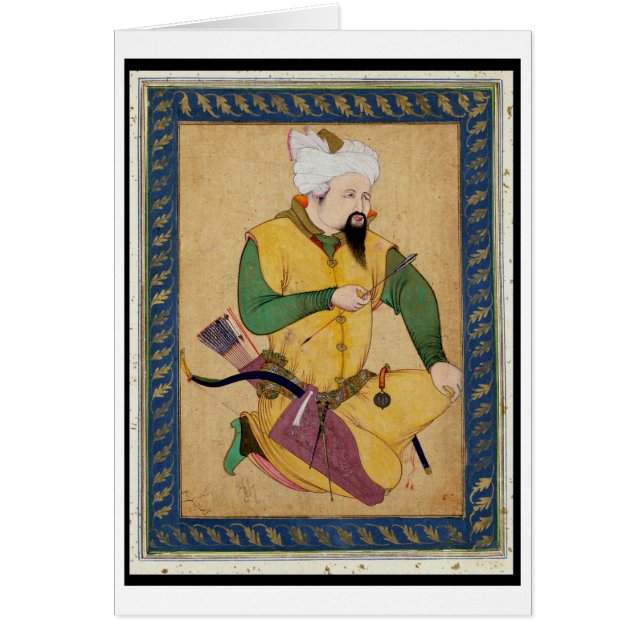A Turkoman or Mongol Chief holding an Arrow, from (Front)