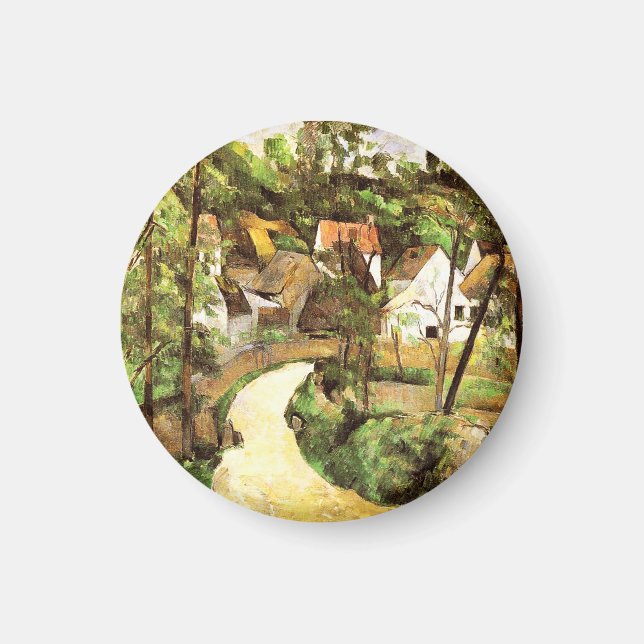 A Turn in the Road Paul Cezanne  Magnet (Front)