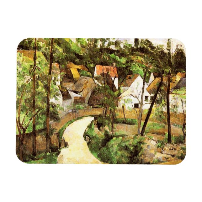 A Turn in the Road Paul Cezanne  Magnet (Horizontal)