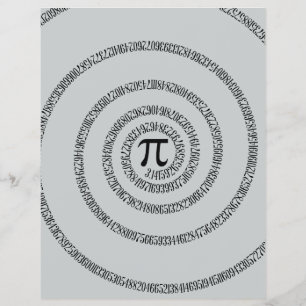 A Twist of Pi Click Customise to Change Grey Colou Flyer