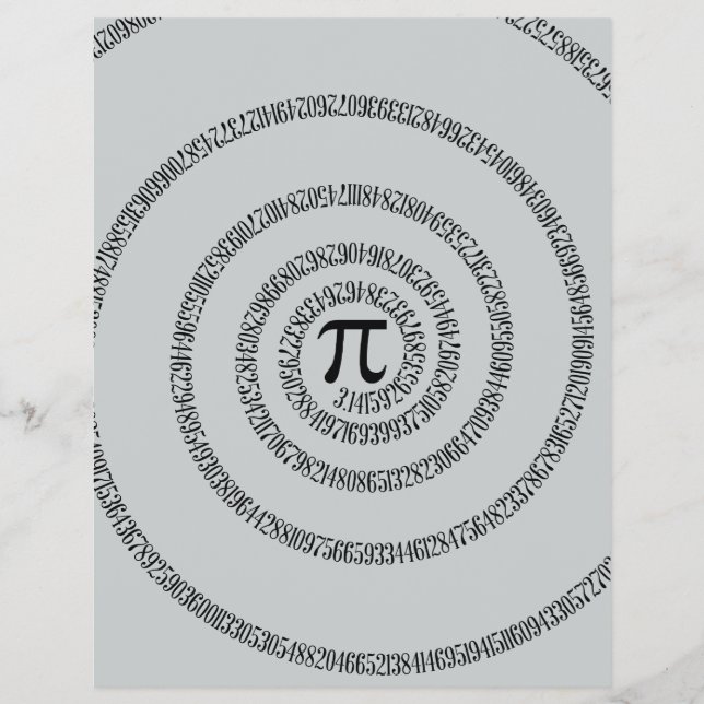 A Twist of Pi Click Customise to Change Grey Colou Flyer (Front)