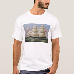 A Two Masted Schooner off Dover (oil on canvas) T-Shirt