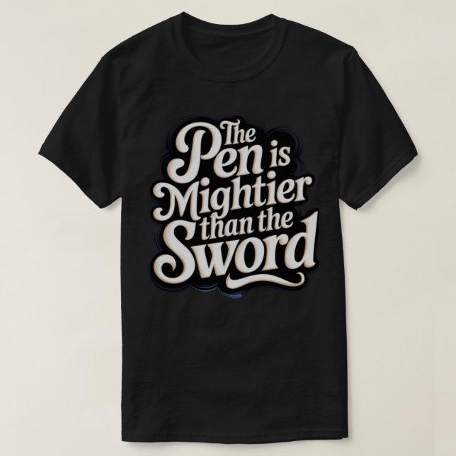 A typography illustration t-shirt  (Design Front)