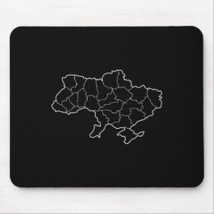 A Ukrainian Map Country Ukraine Mouse Pad