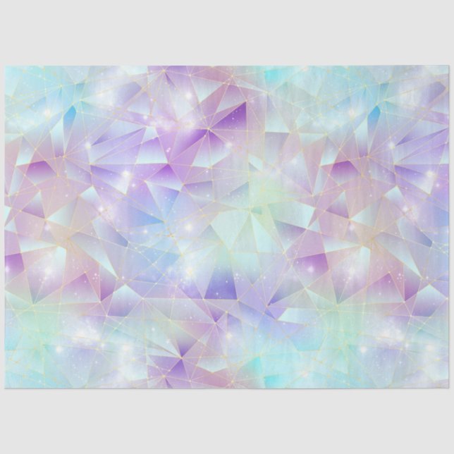 A Unicorn Crystal Series Design 12 Tissue Paper (Front)