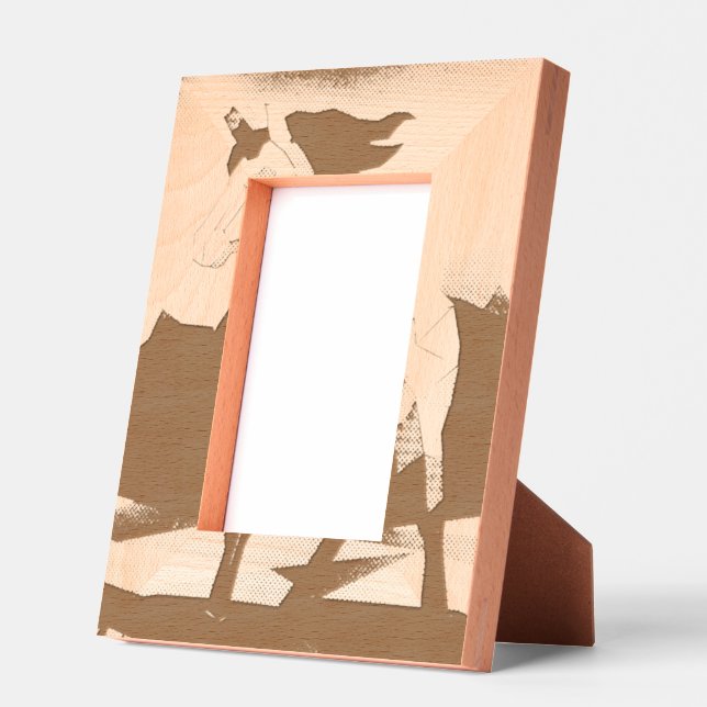 a unicorn of stickers etched frames (Left)