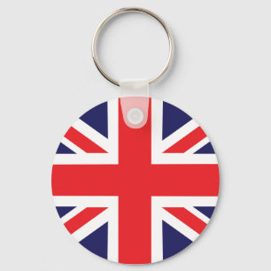 A Union Jack flag. Key Ring