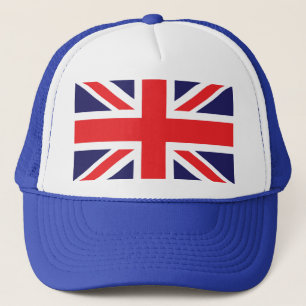 A Union Jack flag. Trucker Hat