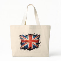 A union jack tote bag